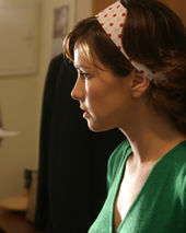 Наталья Орейро на съемках фильма "В ритме танго".