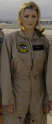 Jessica Biel on board Naval Air Station North Island, San Diego Bay, 17 июля