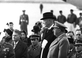 ‎Франсиско Франко и президент США Дуайт Эйзенхауэр, 1959