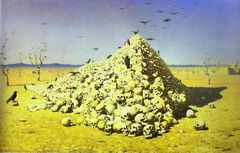 Верещагин «Апофеоз войны», 1871—1872, Третьяковская галерея 