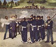 Э. Мане. Расстрел короля Мексики Максимилиана. 1867 г., Кунстхалле, Мангейм.