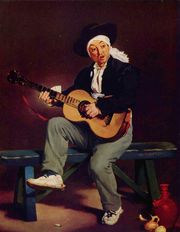 Эдуар Мане. Испанский музыкант (Гитарреро). 1860 г. Музей Метрополитен, Нью-Йорк.