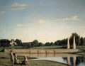 |Вид на плотину в усадьбе Спасское Тамбовской губернии. 1840-е