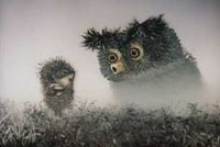 Кадр из мультфильма «Ежик в тумане»