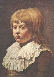 Дофин в возрасте четырёх лет. Портрет работы Элизабет Виже-Лебрен