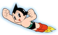 Атом, главный герой «Tetsuwan Atomu» («Astro Boy») Осаму Тэдзуки