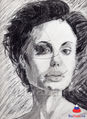 Анджелина Джоли, рисунок И.Кульпетова