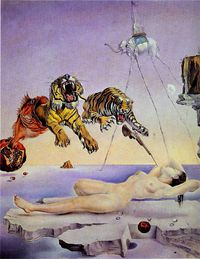 Картина «Сон, вызванный полётом пчелы вокруг граната за секунду до пробуждения»