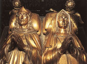 Портретное надгробие Генриха VII и Елизаветы Йоркской. Работа Пьетро Торриджано. Вестминстерское аббатство