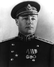 Адмирал флота Н. Г. Кузнецов, глава советского флота в Великой Отечественной войне. Фото 1944 г.